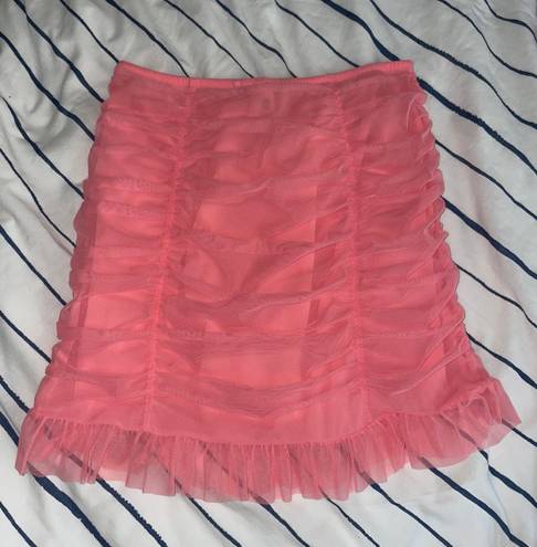 Victoria's Secret Pink Ruched Mini Skirt- Victoria’s secret 