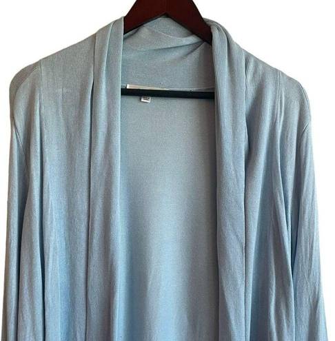 Cyrus  Women Viscose Open Cardigan Sweater Long Line XL Bloe Practical Effortless