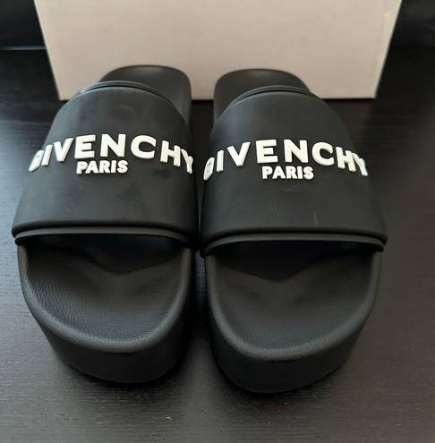 Givenchy Black Platform Sandals