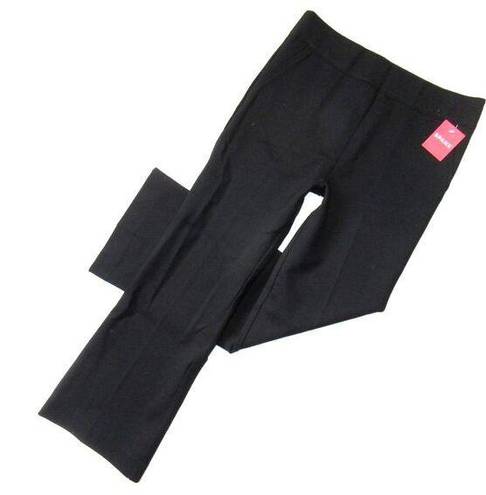 Spanx NWT  20386Q The Perfect Kick Flare in Black Knit Ponte Crop Pants XS Petite