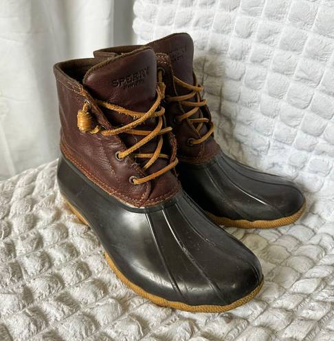 Sperry Saltwater Water-Resistant Cold Weather Duck Boots