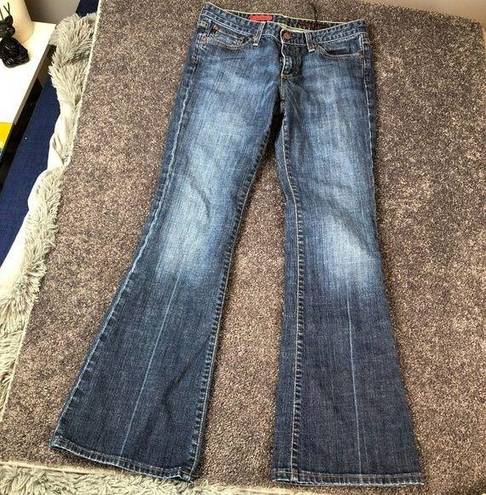 AG Adriano Goldschmied  The Club Flared Jeans Womens 28R Western Stretch Denim