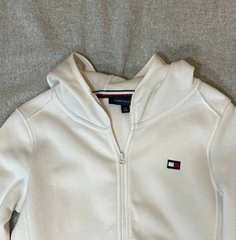 Tommy Hilfiger Women’s Long Fleece Zipped Hoodie Jacket