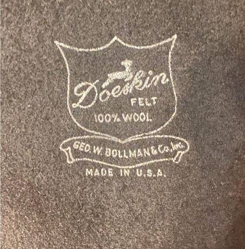 Krass&co Bollman Hat  Doeskin 100% wool hat vintage