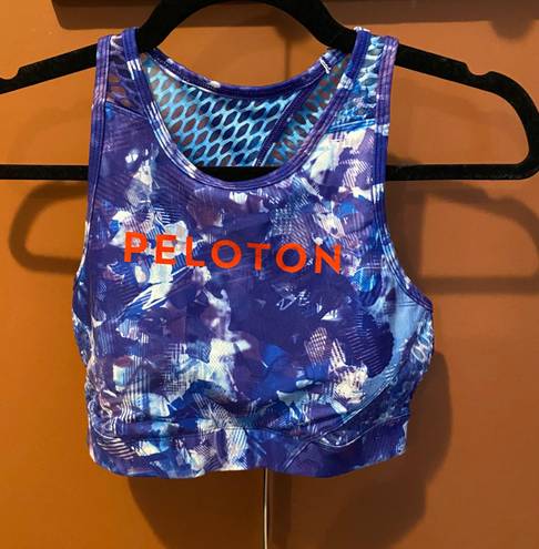 Peloton NWT  BLUE MOVES HIGH NECK SPORTS BRA