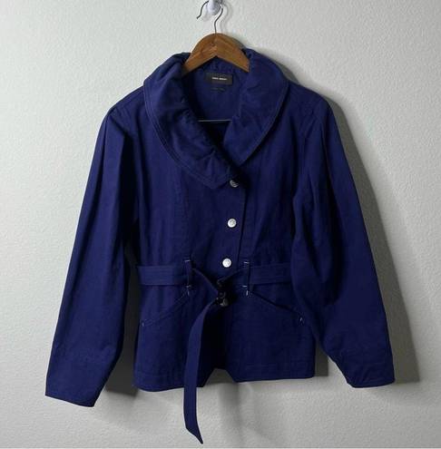 Isabel Marant  Blue Dipazo Belted Denim Jacket Womens Size 34 / US XS / 2