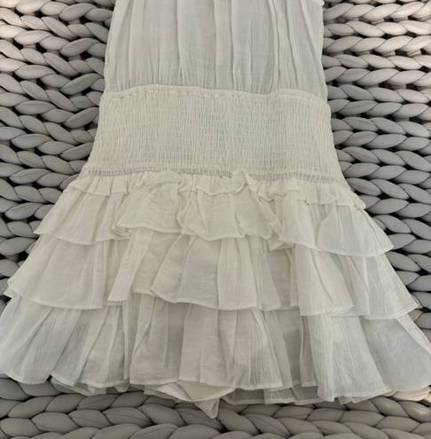 idem Ditto White Ruffle Dress