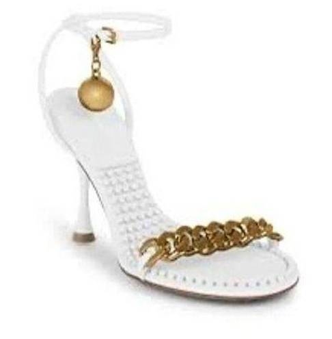 Bottega Veneta  Dot Chain Ankle Strap Sandals
NWOB size 38.5 (s18)