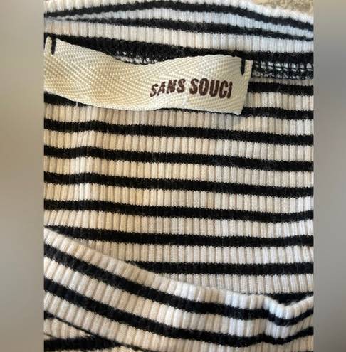 Sans Souci Striped Midi Dress Size M.