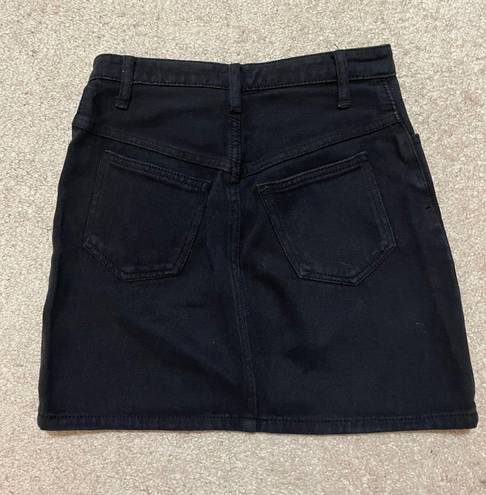 Brandy Melville Black Denim Skirt