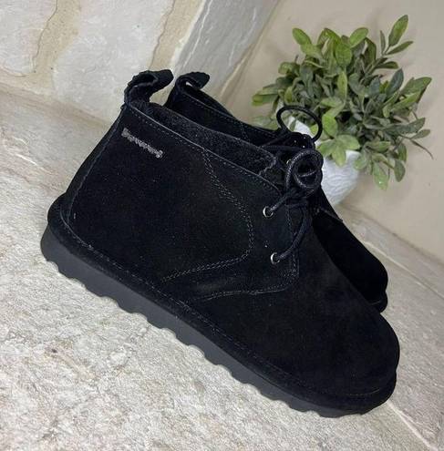 BEARPAW  black skye booties sz 9 wide