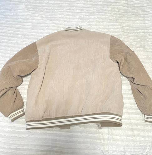 H&M Divided Tan Bomber Jacket