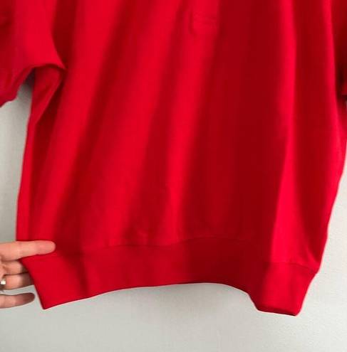 Everlane  | The Oversized Polo Top | Goji Berry Red | Sz S | NWT