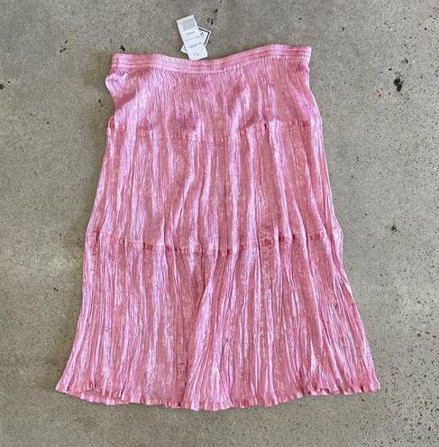 Vintage Bumble Gum Pink Maxi Skirt Size XL