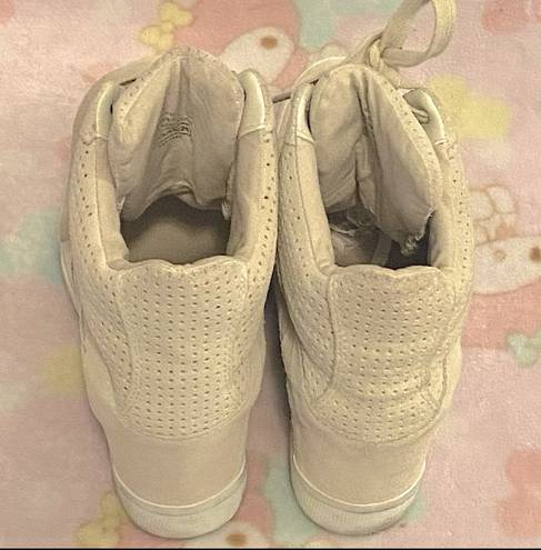 Coach Alexis Suede beige hightop sneakers (NEW) 8.5-9