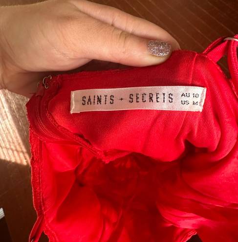 Saints + Secrets Red Mini Dress