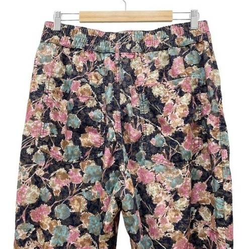 Anthropologie  Pants Anisa Floral Corduroy Relaxed Fit Joggers Women’s Size Large
