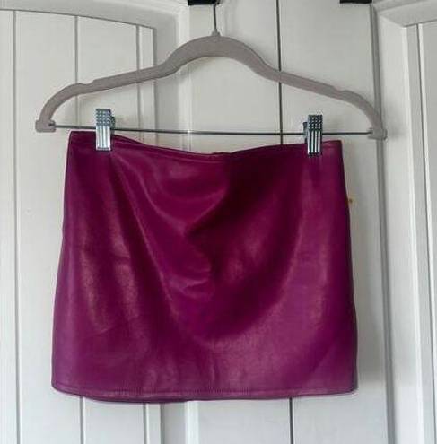 Princess Polly Leather mini skirt