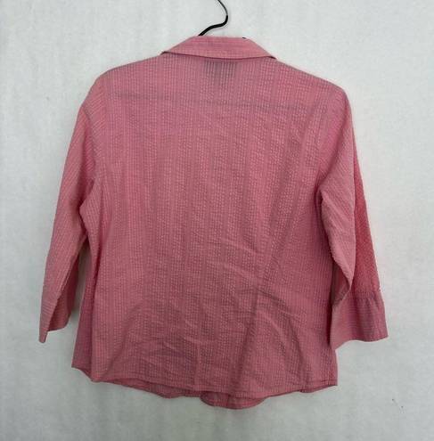 Style & Co 4/$25  pink button up shirt 14