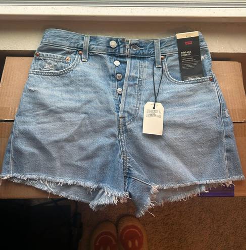 Levi’s Ribcage Denim Shorts