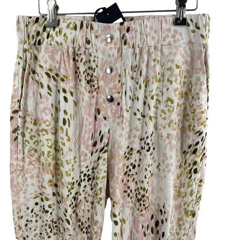 n:philanthropy  Leo Animal Print Jogger Small New