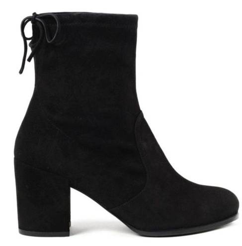 Stuart Weitzman  Shorty black suede ankle boots