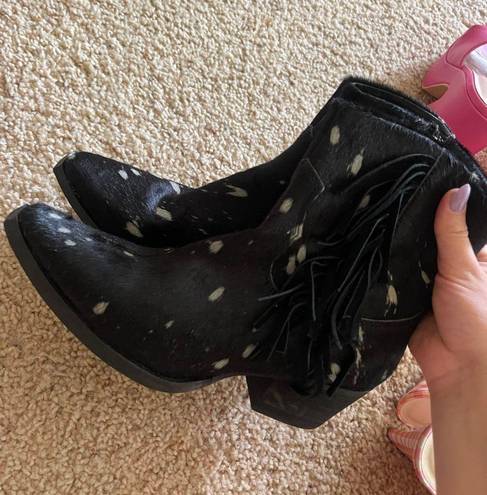 Cowgirl Boots Black Size 7