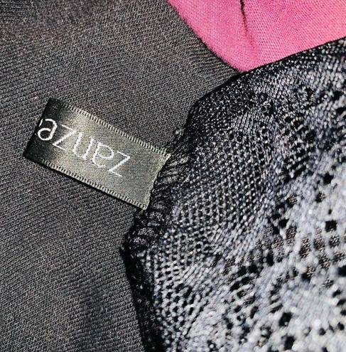 Zanzea Small Black Sheer Open Hollow Out Lace Shawl / Cardigan / Coverup