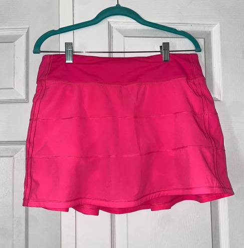 Lululemon Pink Highlight Pace Rival Tennis Skirt (Tall)