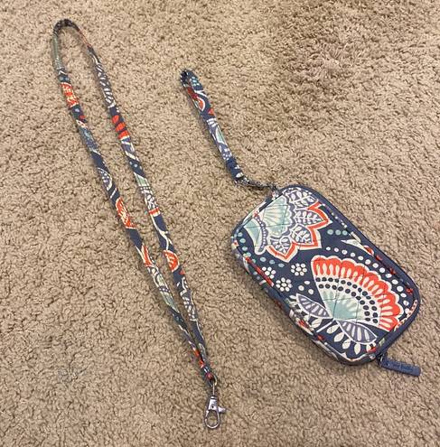 Vera Bradley Wristlet And Lanyard