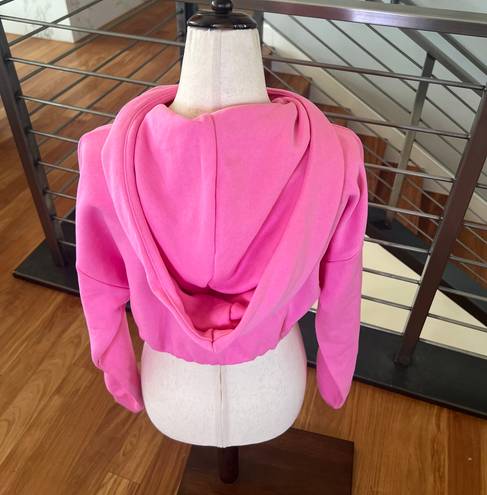 Naked Wardrobe French Terry Hoodie In Bubblegum Pink