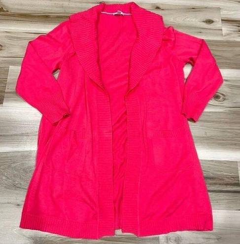 Isaac Mizrahi  Pink Cardigan Sweater Women’s 1XL