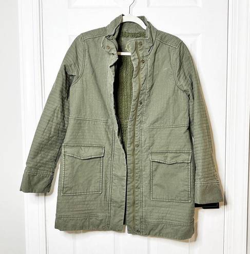 prAna  Army Green/Olive Green Trip Heavy Weight Organic Cotton Jacket Size Small