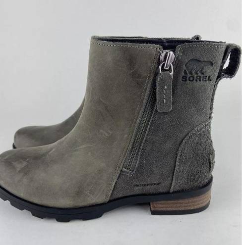 Sorel Waterproof Suede Ankle Zip-Up