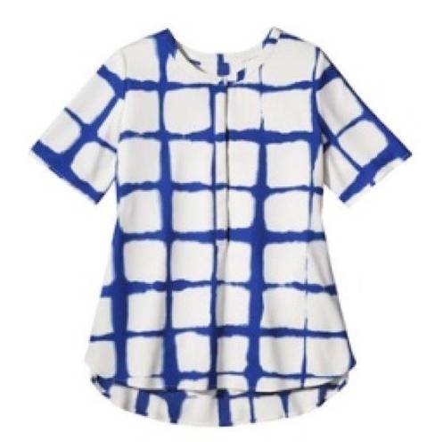 Adam Lippes  for Target blue plaid blouse