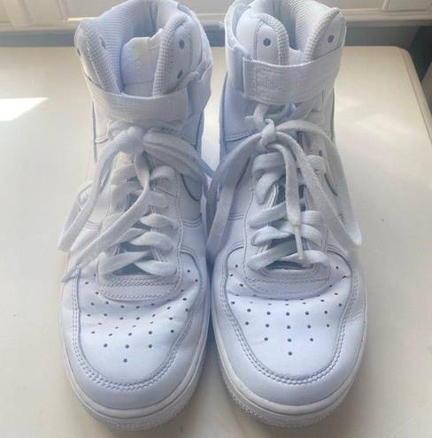 white high top sneakers Size 9