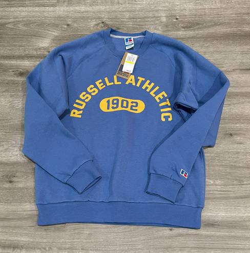 Russell Athletic Blue Crewneck Sweatshirt 