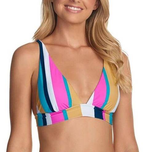 Raisin's  Belle Mar Miami Tie Back Bikini Swim Top Multi Medium