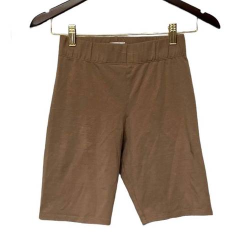 Good American  Tan Cycling Bike Shorts