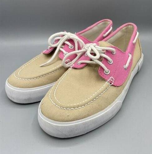 Polo  Ralph Lauren Womens Lilia Sneakers Pink Tan  10