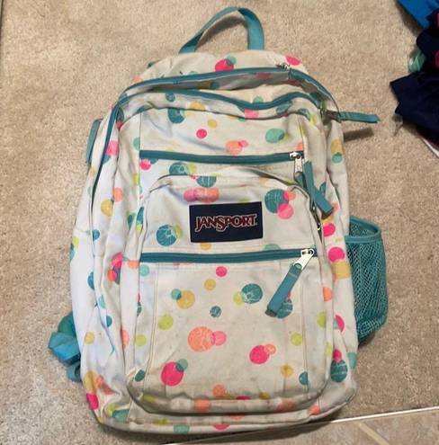 Jansport Big Student Polka Dot Backpack