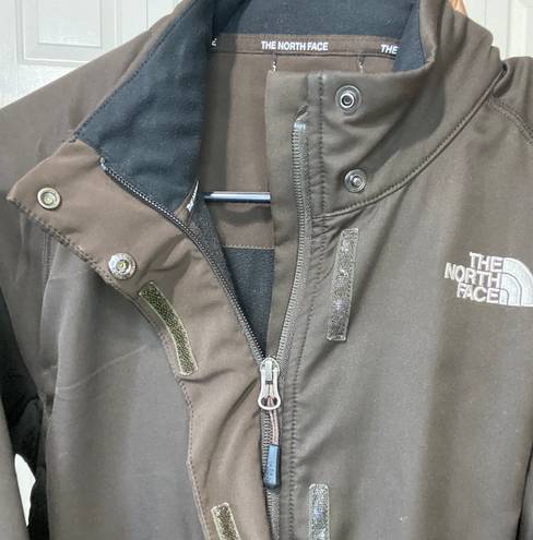 The North Face TNF Apex Brown Long Zip Up Jacket