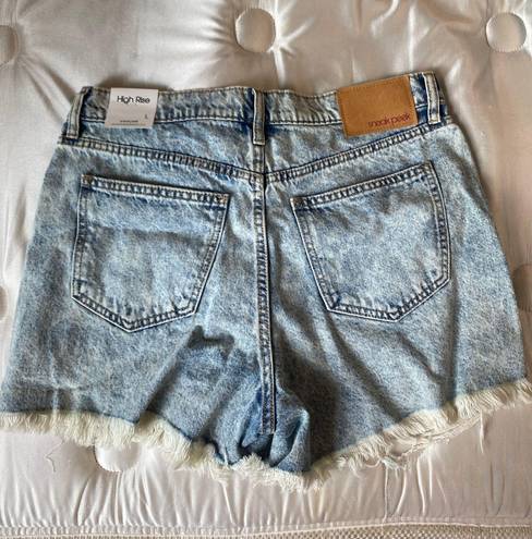 Sneak Peak Denim High Rise Shorts