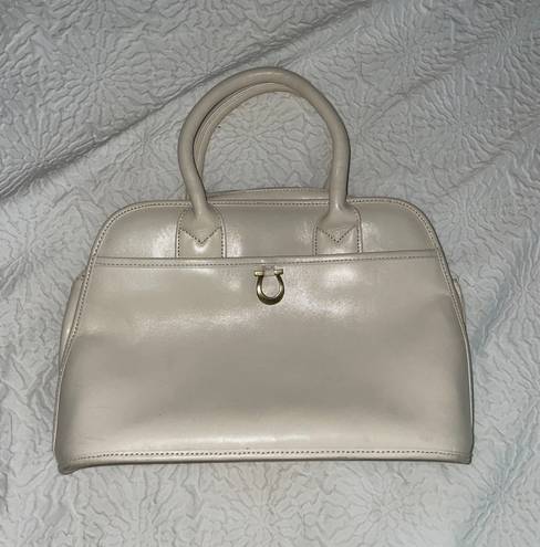 Etienne Aigner Vintage White Leather Purse 