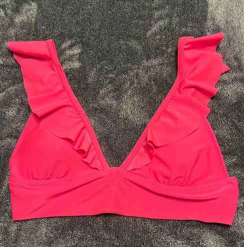 Aerie Pink Triangle Bikini Top