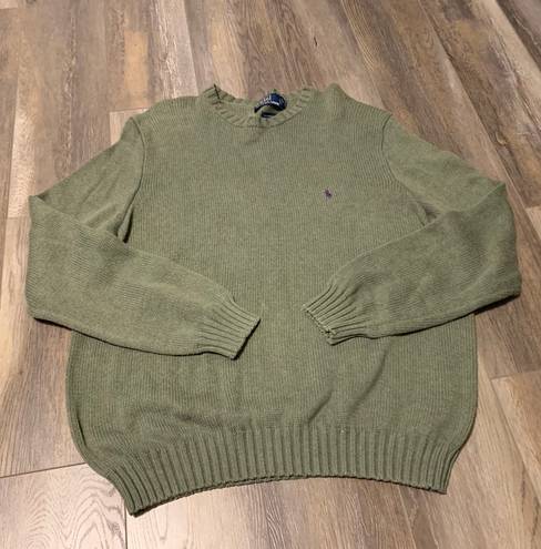 Ralph Lauren Polo Olive Green Sweater