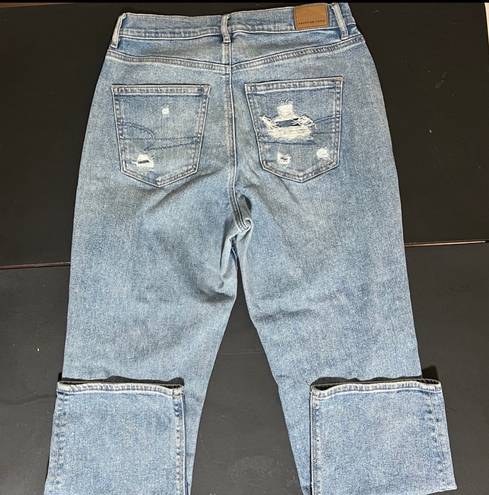 American Eagle Women’s AE Ripped High Rise Boyfriend Jeans Size 10R