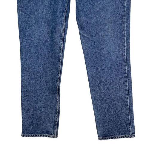  LawMan  Vintage Womens Blue High-Rise Button-Fly Skinny Jeans Size 9/10