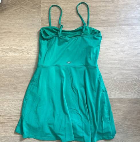 Alo courtside Dress Green Size M