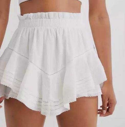 Aerie rock and ruffle skirt